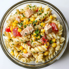 Tuna and Sweetcorn Pasta Salad