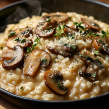Creamy Mushroom Risotto