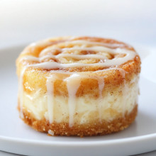 Cinnamon Roll Mini Cheesecake