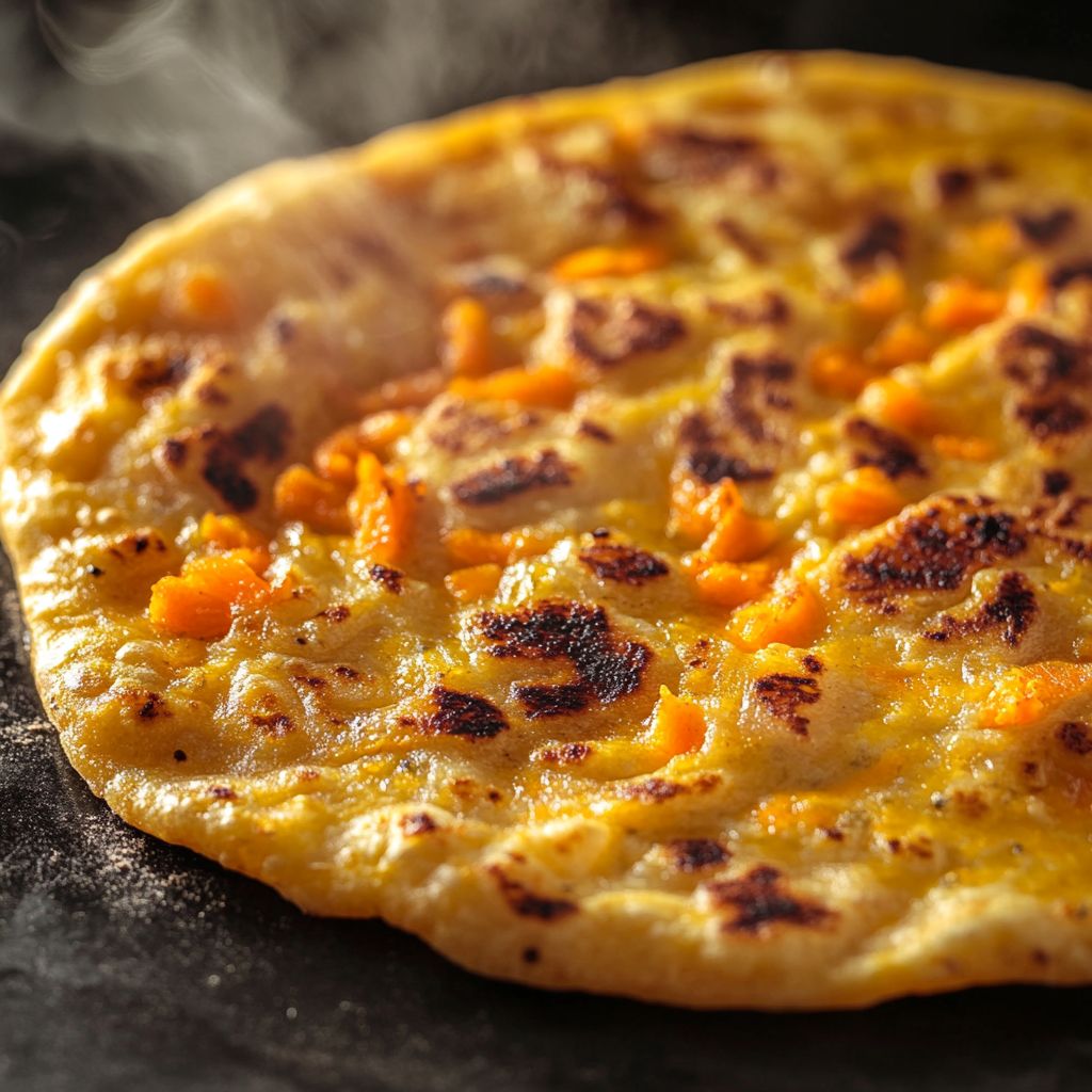 2-Ingredient Carrot Flatbread