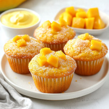 Mango Yogurt Muffins