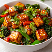 Thai-Inspired Tofu and Vegetable Stir-Fry