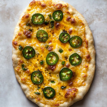 Jalapeño Cheddar Flatbread