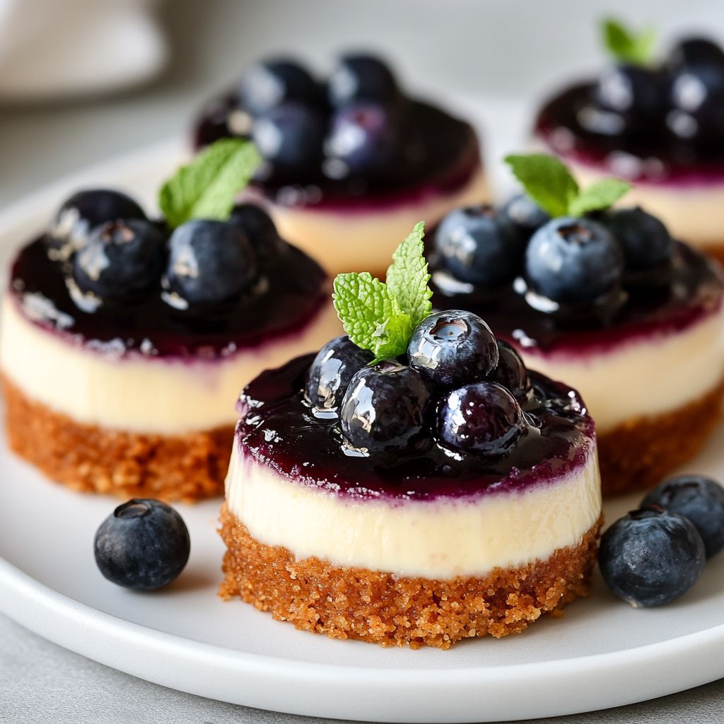  Blueberry Cheesecake Minis 