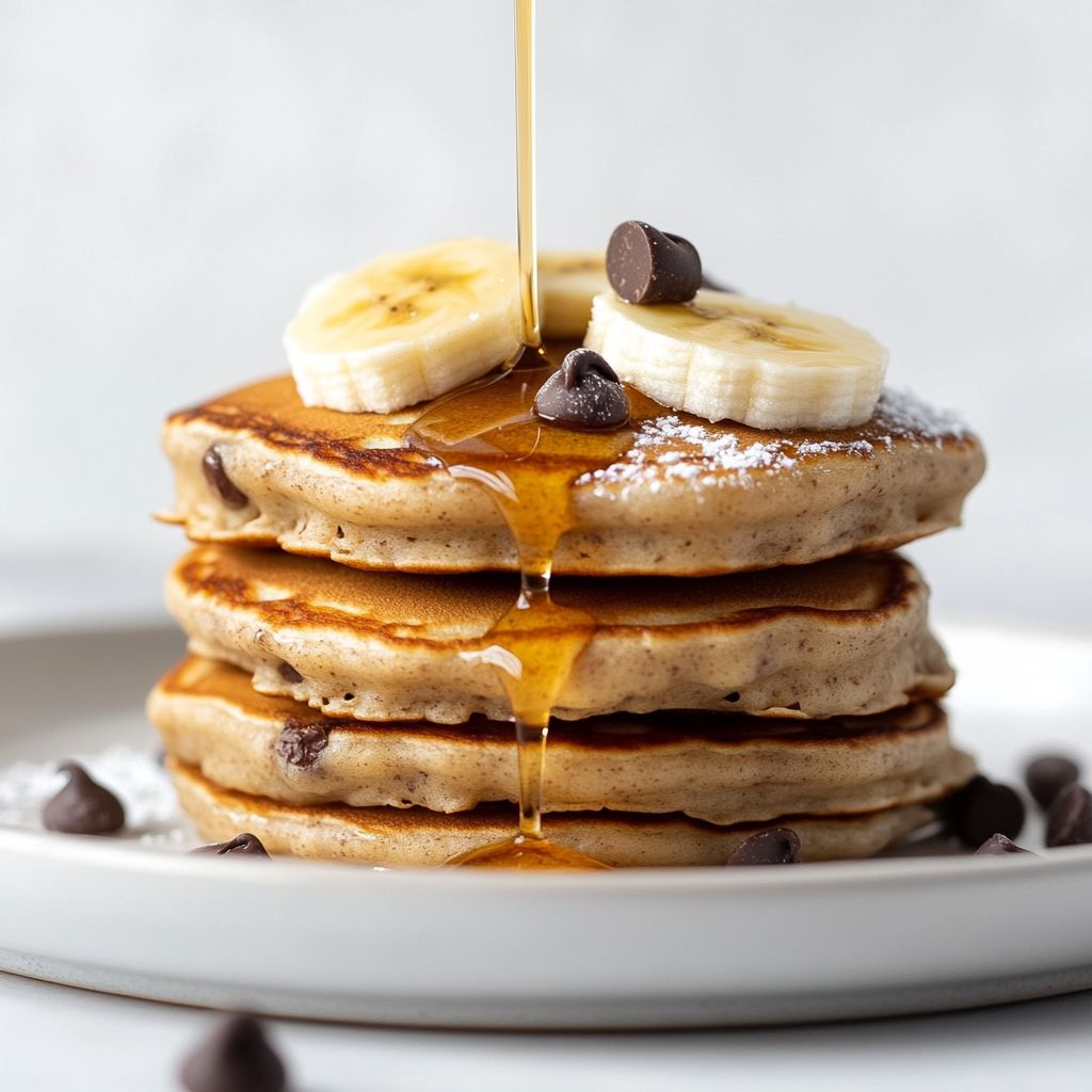 Chocolate Chip Banana Pancakes