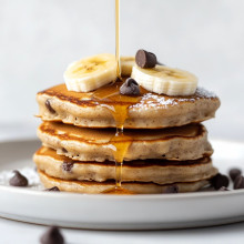 Chocolate Chip Banana Pancakes
