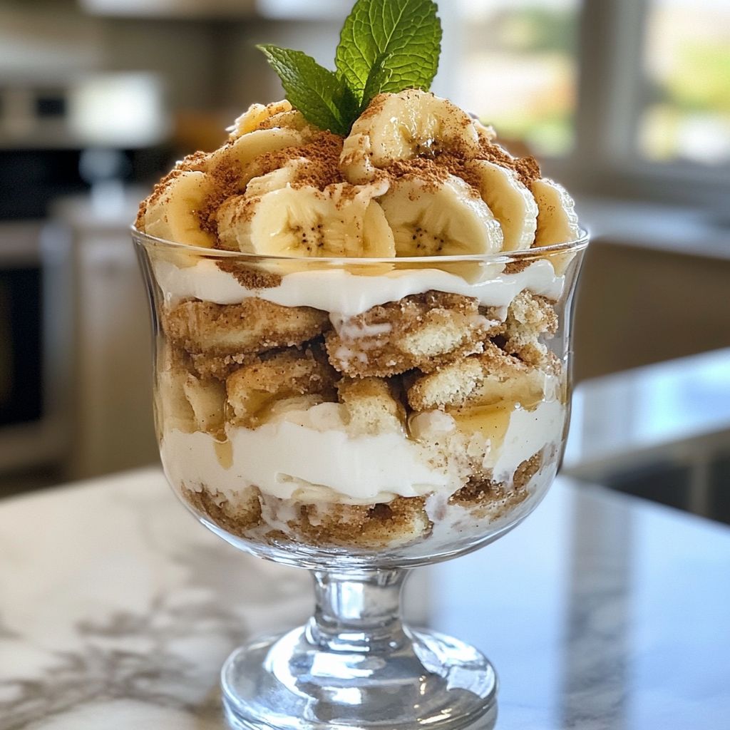  Banana Cinnamon Roll Parfait 