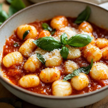 Budget-Friendly Gnocchi in Tomato Sauce