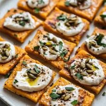 Gluten-Free Pumpkin Flatbread Bites