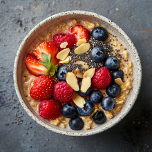 Berry Bliss Overnight Oats