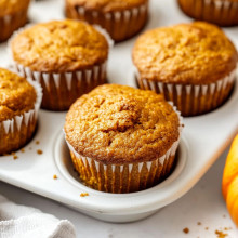 Coconut Flour Pumpkin Muffins