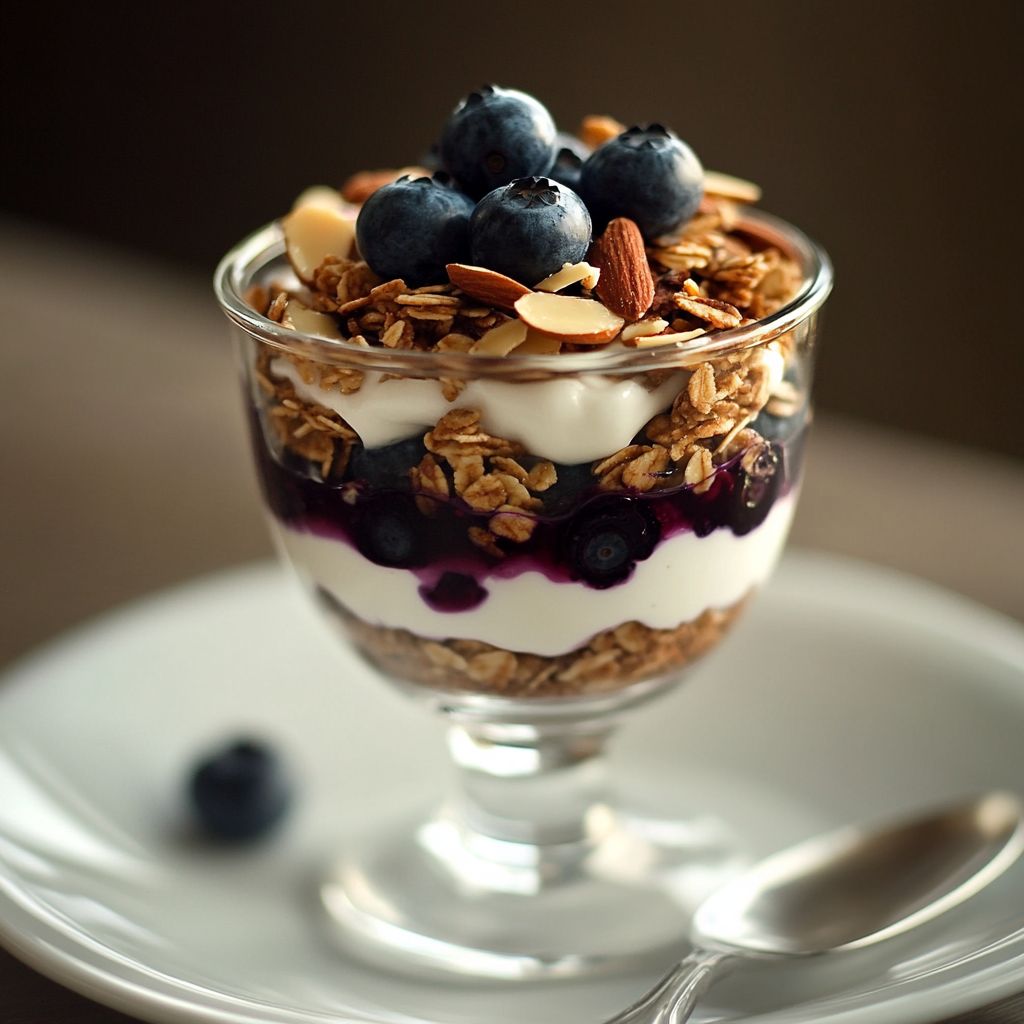  Blueberry Almond Parfait 