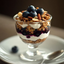  Blueberry Almond Parfait 