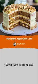 Triple Layer Apple Spice Cake