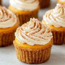 Pumpkin Spice Mini Cheesecake