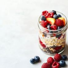 Berry Medley Overnight Oats