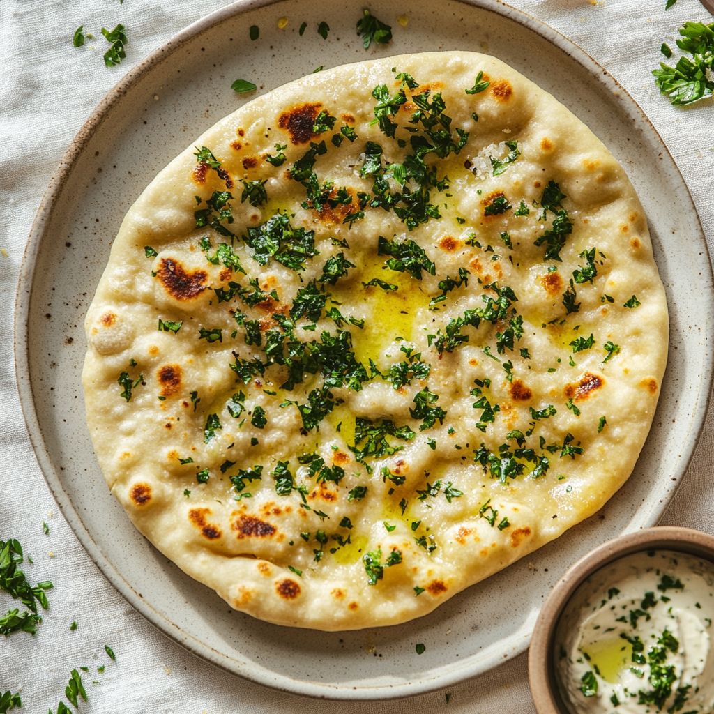 Gluten-Free Parsley Flatbread