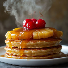 Pineapple Upside Down Pancakes