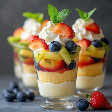 Mini Fruit Trifle Cups