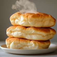 Fluffy Cloud Bread Loaves