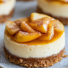 Apple Cinnamon Mini Cheesecake