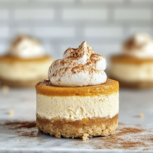 Pumpkin Spice Mini Cheesecake