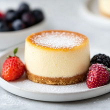Classic Vanilla Bean Mini Cheesecake