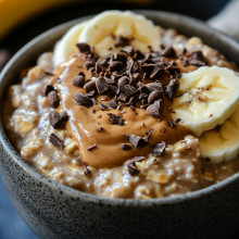  Peanut Butter Cacao Nib Overnight Oats 