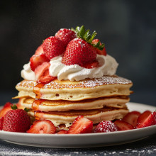 Strawberry Shortcake Pancakes