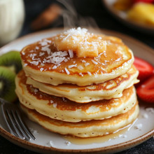 Coconut Cream Pancakes
