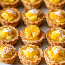 Mini Pineapple Coconut Tarts