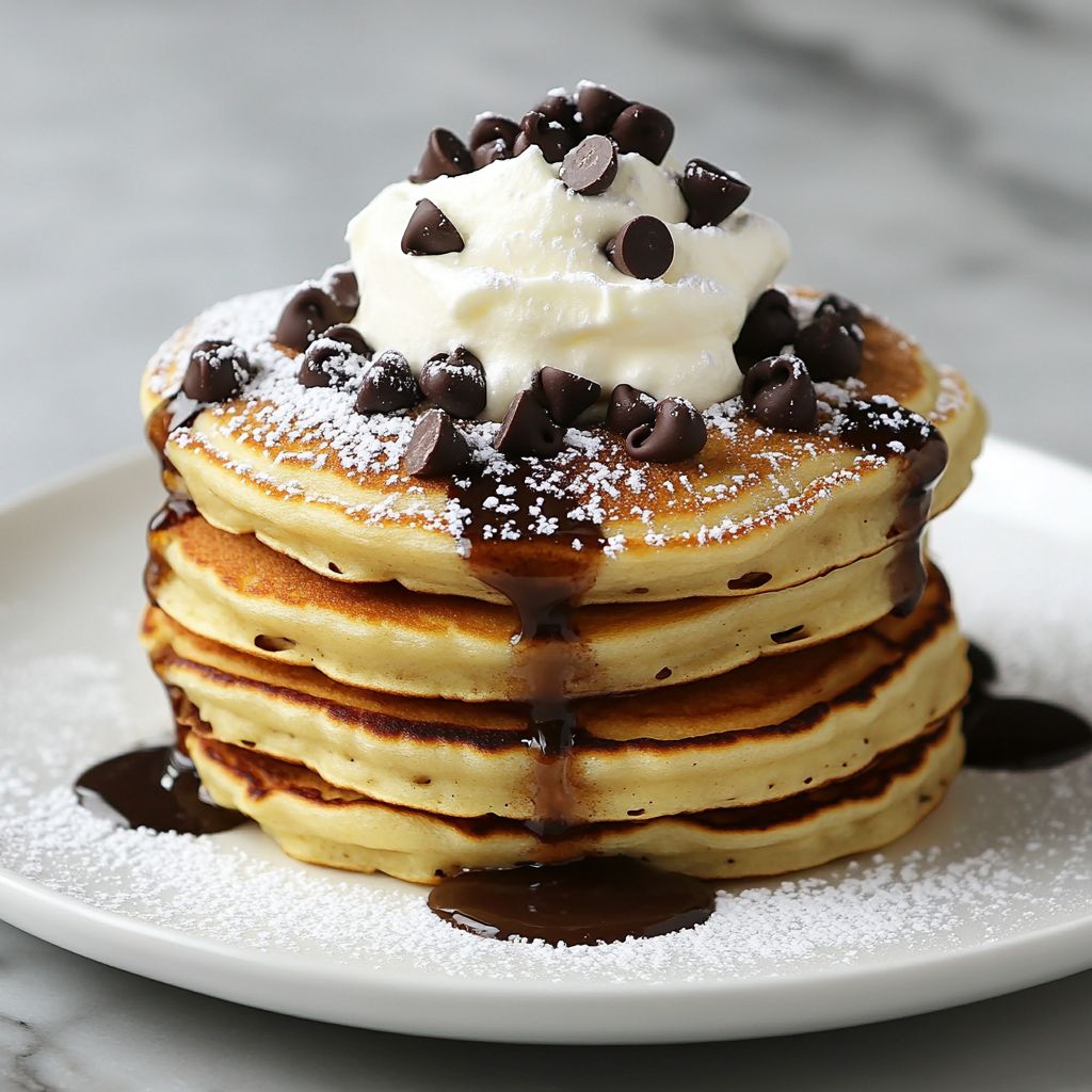  Mocha Chip Pancakes 