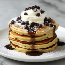  Mocha Chip Pancakes 