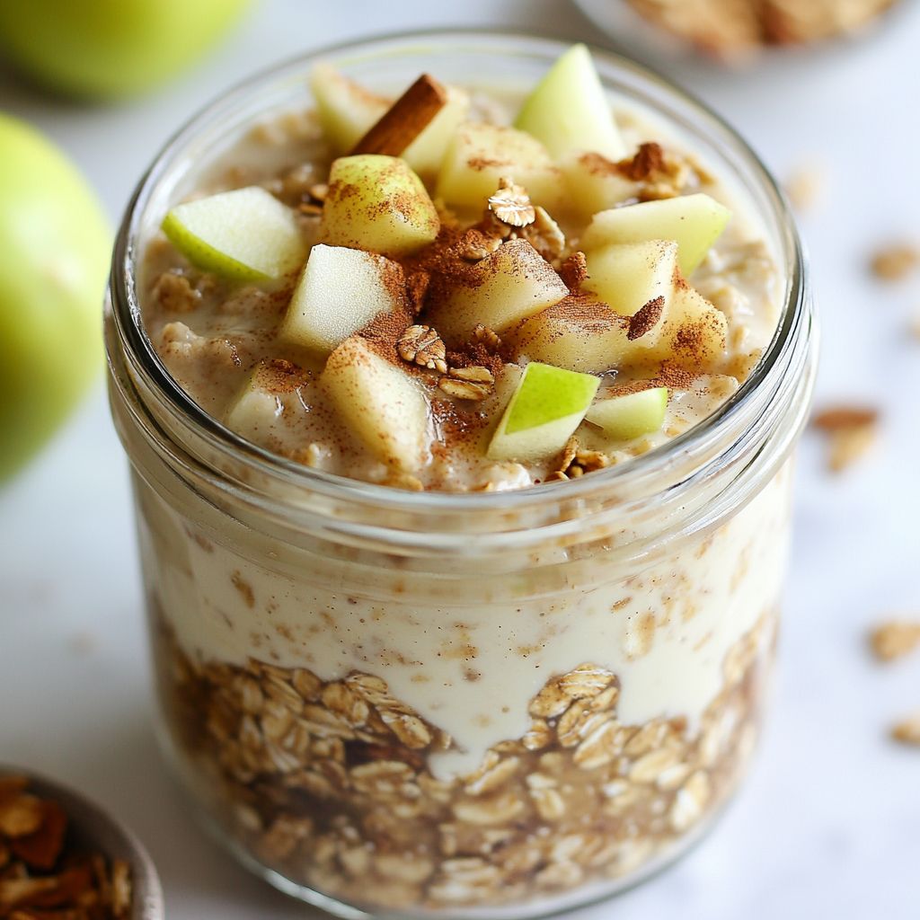 Apple Pie Overnight Oats
