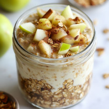 Apple Pie Overnight Oats