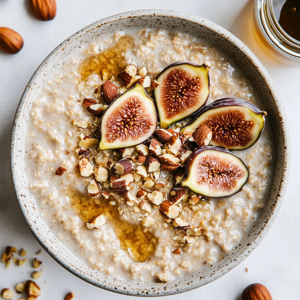  Hazelnut Vanilla Fig Overnight Oats 