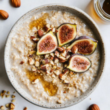  Hazelnut Vanilla Fig Overnight Oats 