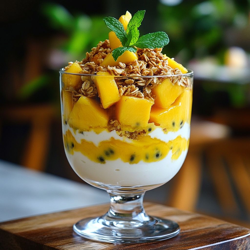  Vanilla Mango Passionfruit Parfait 