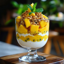  Vanilla Mango Passionfruit Parfait 