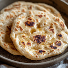 2-Ingredient Whole Wheat Flatbread