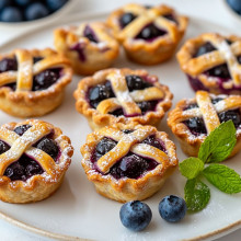 Mini Blueberry Pie Bites