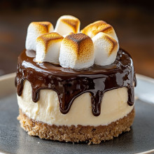 S’mores Mini Cheesecake
