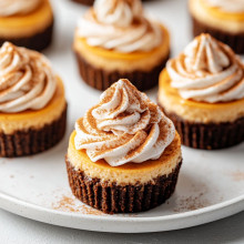 Pumpkin Spice Mini Cheesecake