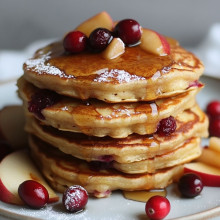  Apple Cranberry Pancakes 