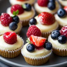 No-Bake Mini Cheesecake Bites