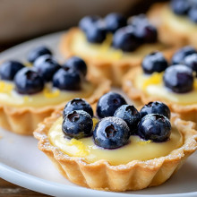 Blueberry Lemon Tartlets