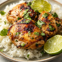 Cilantro Lime Chicken with Rice