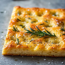 Low-Carb Cottage Cheese Focaccia