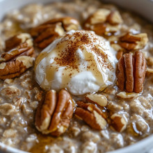Maple Pecan Pie Overnight Oats