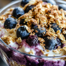 Blueberry Muffin Overnight Oats
